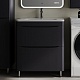Style Line Тумба под раковину Бергамо Мини 70 Люкс Plus антискрейтч графит матовый – картинка-8